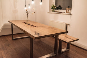 Kerniger Bulle - Handgefertigter Holztisch von Kernige Tische